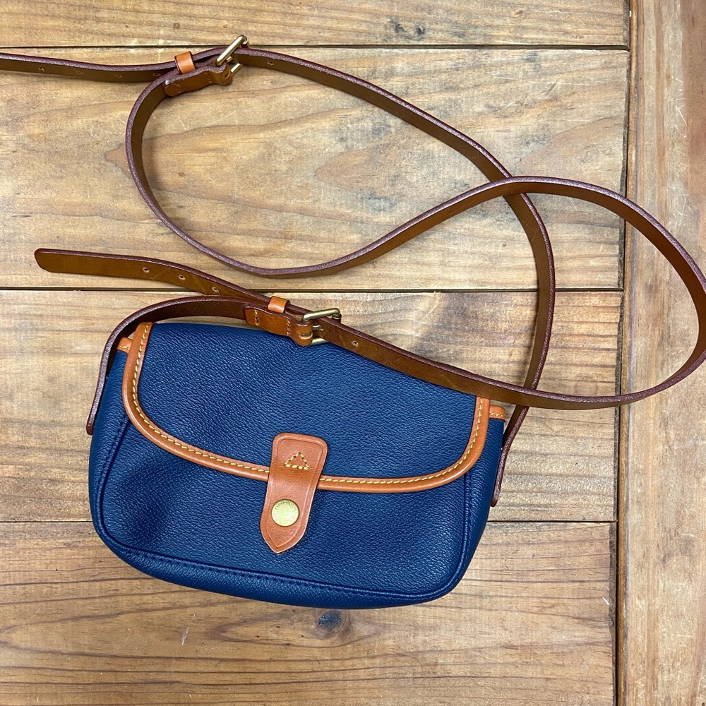 Dooney & Bourke Blue Leather Crossbody